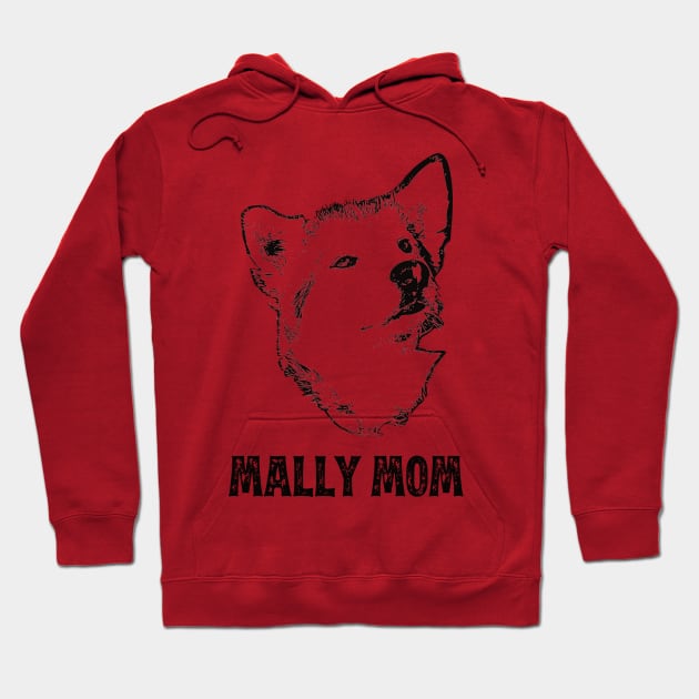 Mally Mom - Malamute Mom Hoodie by DoggyStyles